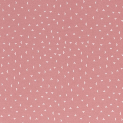 Jaquardjersey | Dreiecke | pastell rosa